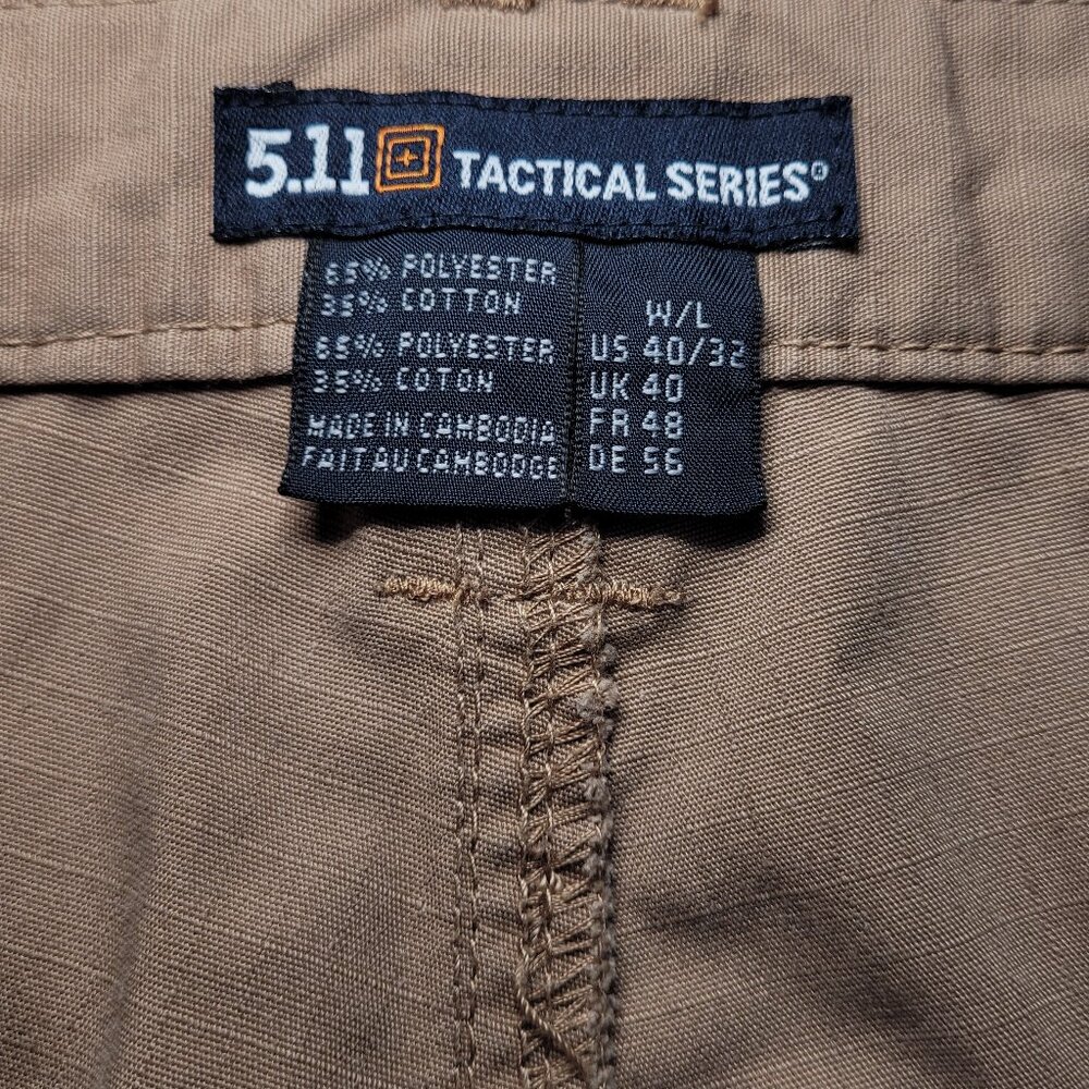 5.11 Tactical Taclite Pro Ripstop Cargo Pants Mens 40x32 Gorpcore Workwear - Picture 6 of 16